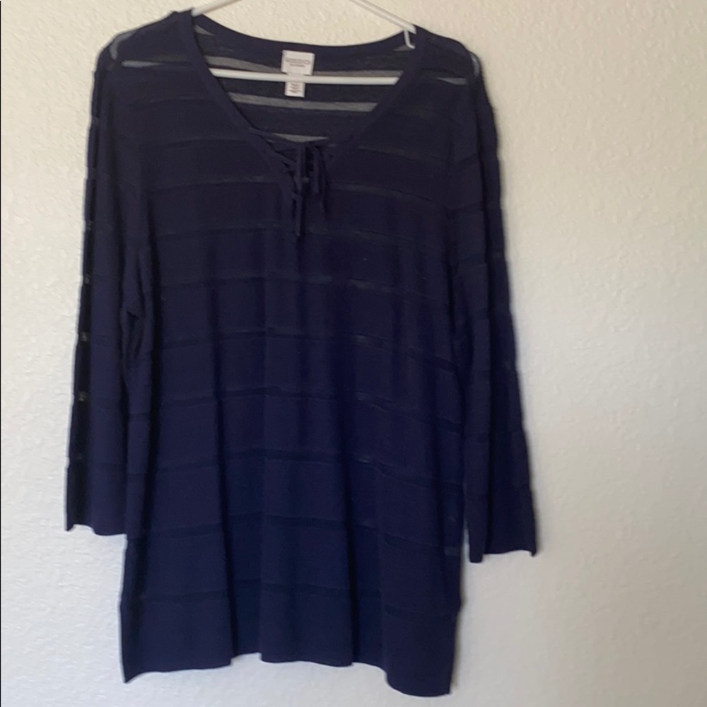 3/4 length sleeve top